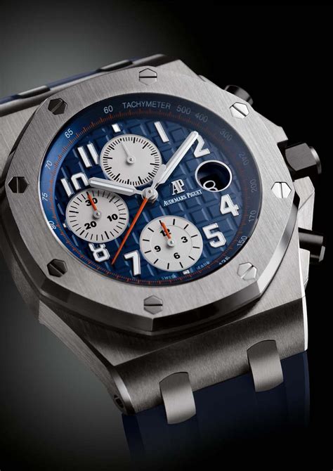 audemars piguet royal oak offshore blue baton|piguet royal oak offshore price.